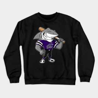 Bay State Sharks Mascot - Sharky Crewneck Sweatshirt